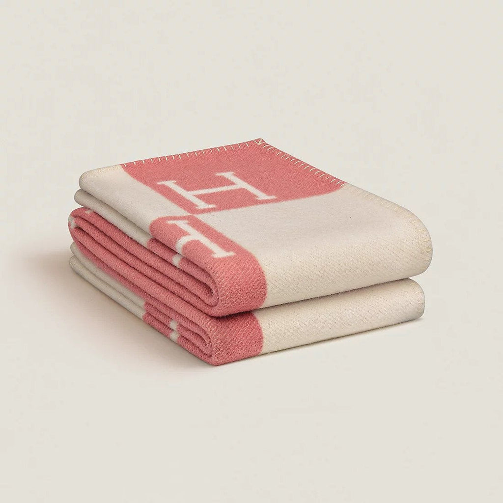 Luxurious Gold Cashmere and Wool Throw Blanket