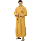 Cozy Fleece Bathrobe with Adjustable Tie Belt