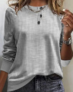 Round Neck Striped Sweater