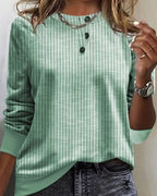 Round Neck Striped Sweater