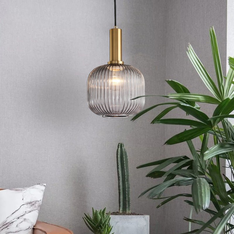Vintage-Inspired ColorVibe Glass Pendant Light