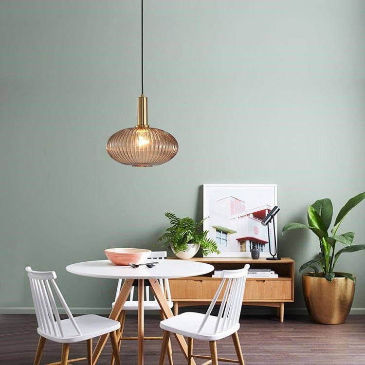 Vintage-Inspired ColorVibe Glass Pendant Light