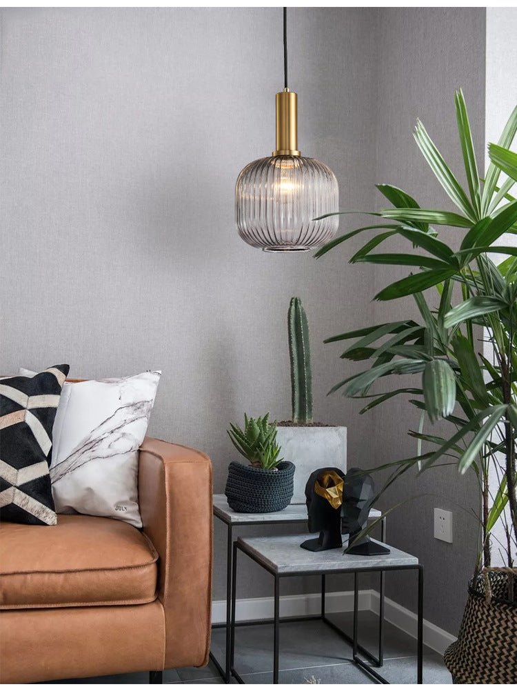 Vintage-Inspired ColorVibe Glass Pendant Light