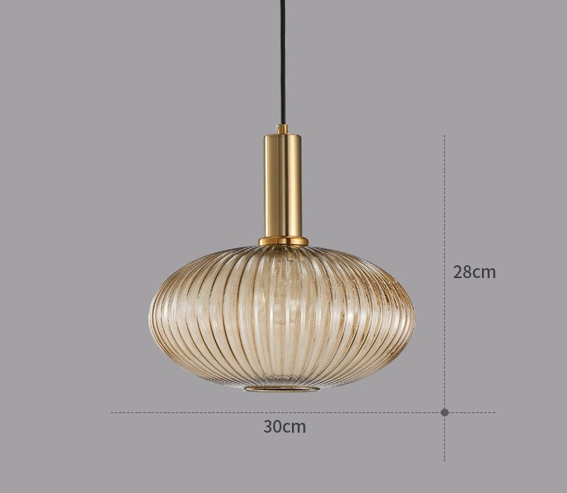 Vintage-Inspired ColorVibe Glass Pendant Light