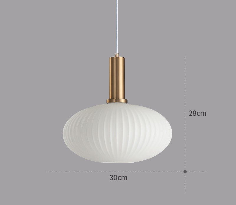 Vintage-Inspired ColorVibe Glass Pendant Light