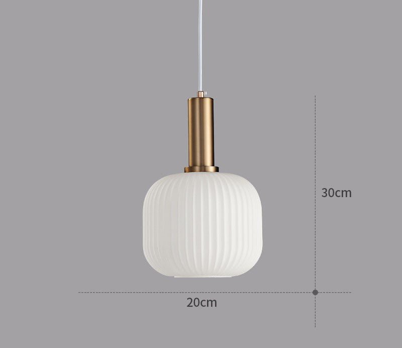Vintage-Inspired ColorVibe Glass Pendant Light