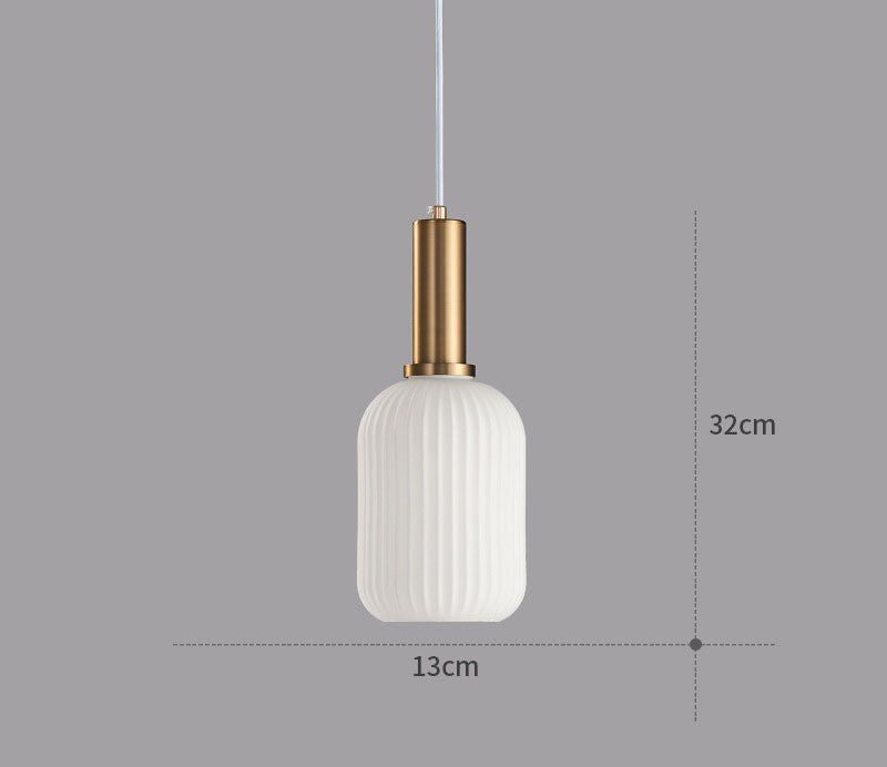 Vintage-Inspired ColorVibe Glass Pendant Light