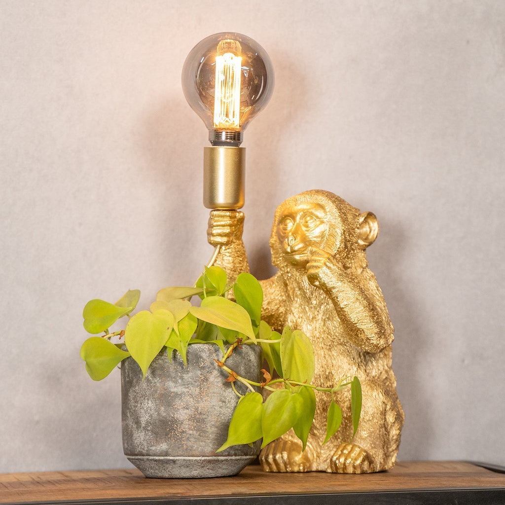 Luxurious GoldenChimp Monkey Table Lamp – Elegant Design