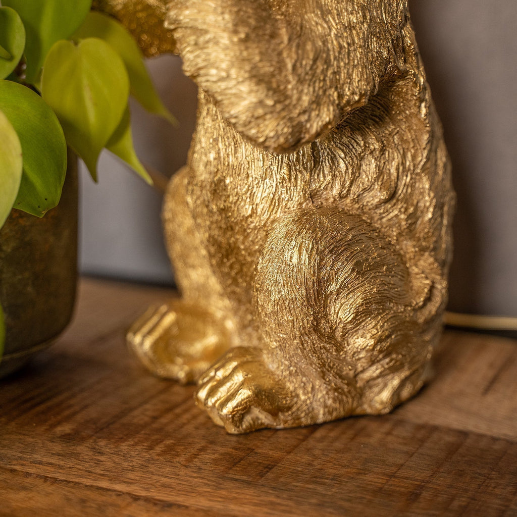 Luxurious GoldenChimp Monkey Table Lamp – Elegant Design