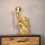 Luxurious GoldenChimp Monkey Table Lamp – Elegant Design