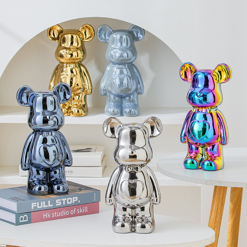 Chic Bear Sculpture for Contemporary Home Décor