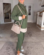 Emerald Turtleneck Sweater