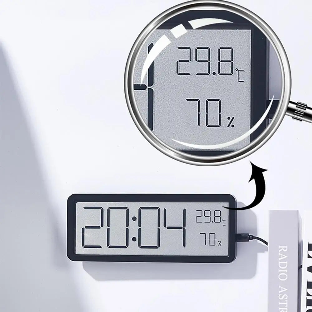 Transparent Screen with Built-in Thermometer Feature