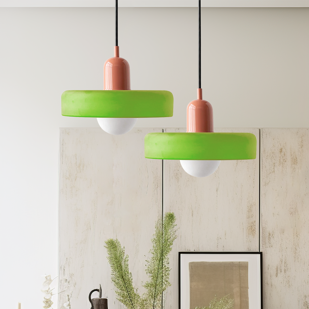 Vibrant Glass Pendant Light - BauLume