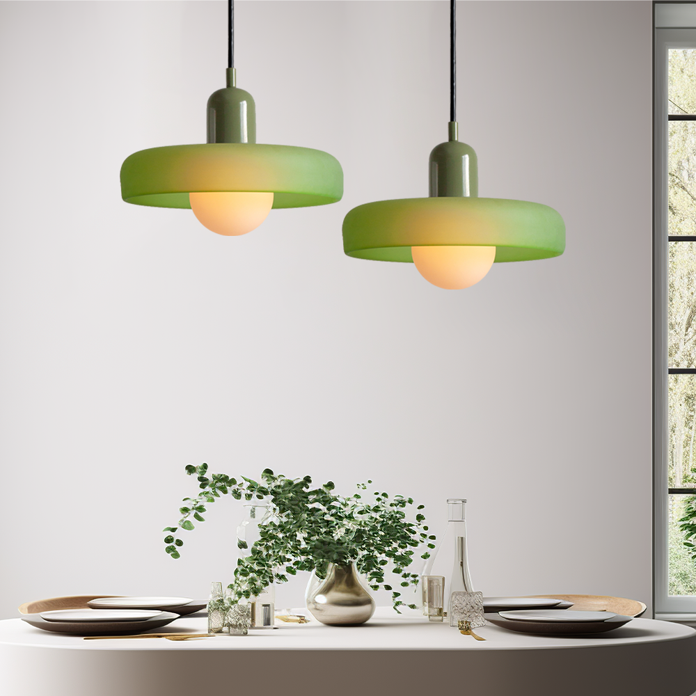 Vibrant Glass Pendant Light - BauLume