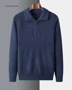 Gstaad Quarter-Zip Cashmere Sweater Navy / M