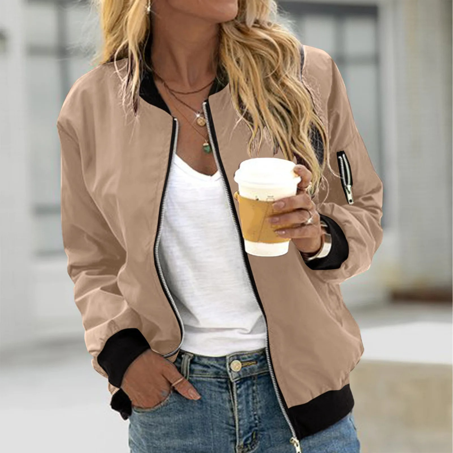 Gwen | Stylish Women's Bomber Jacket
