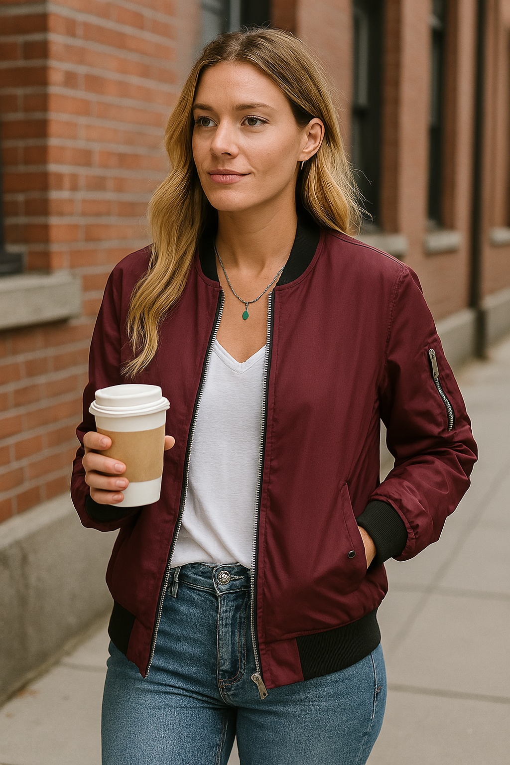 Gwen | Stylish Women's Bomber Jacket