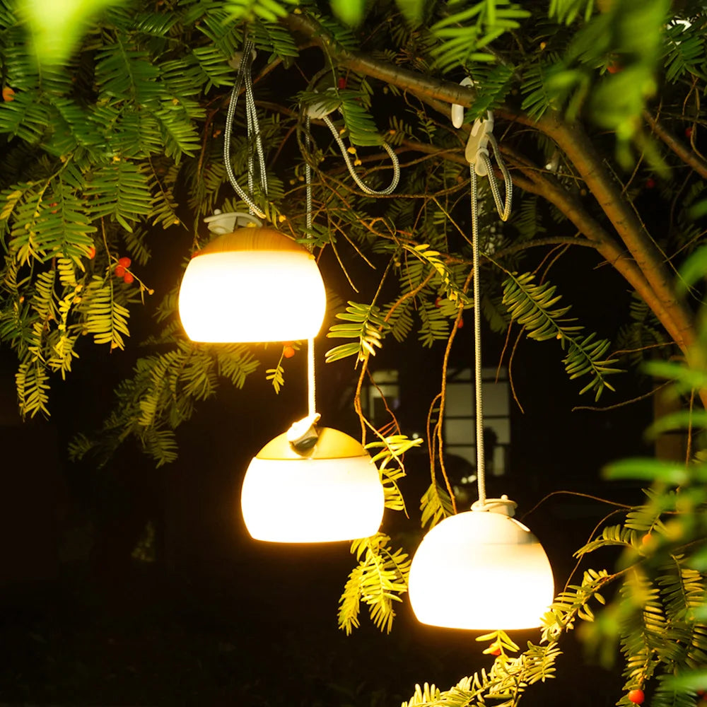 CampGlow Vintage USB Rechargeable Camping Lantern