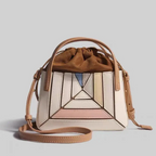 GeoChic Geometric Pattern Handbag - Trendy and Stylish