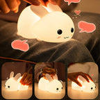 Adorable BunnyGlow Night Light - Ideal for Bedroom Ambiance