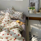 LoveLuxe Heart Print Bedding Set