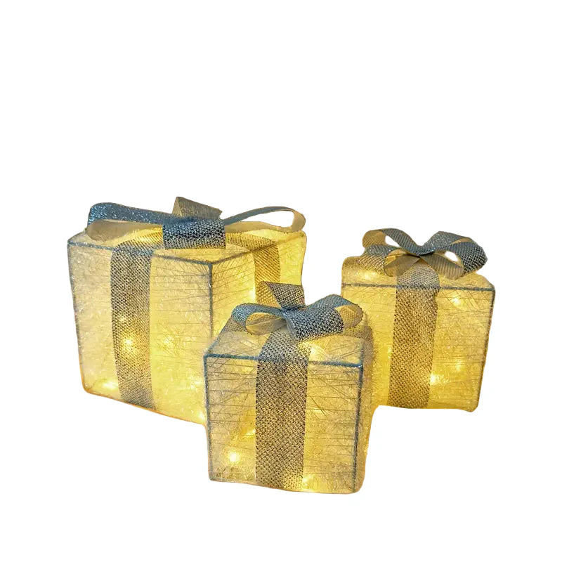 Christmas Decorative Gift Box Trio