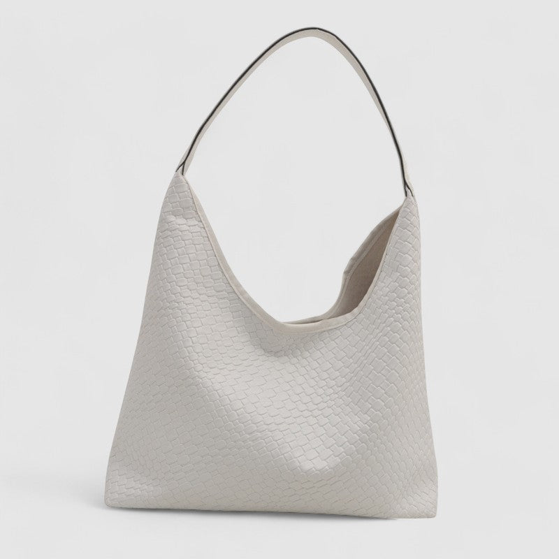 Constance Crocodile-Patterned Shoulder Bag