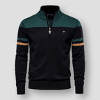 Hugo Men's Warm Zip-Up Cardigan with Collar