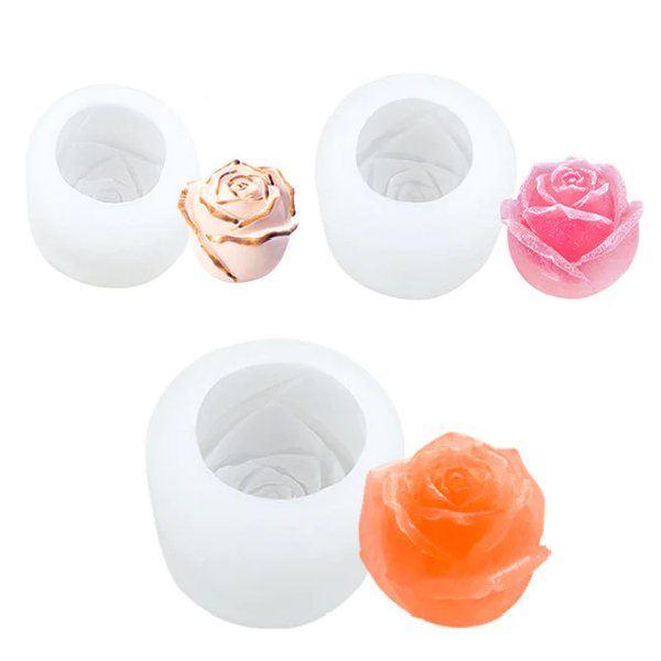 Chic Rose-Design Ice Cube Mold