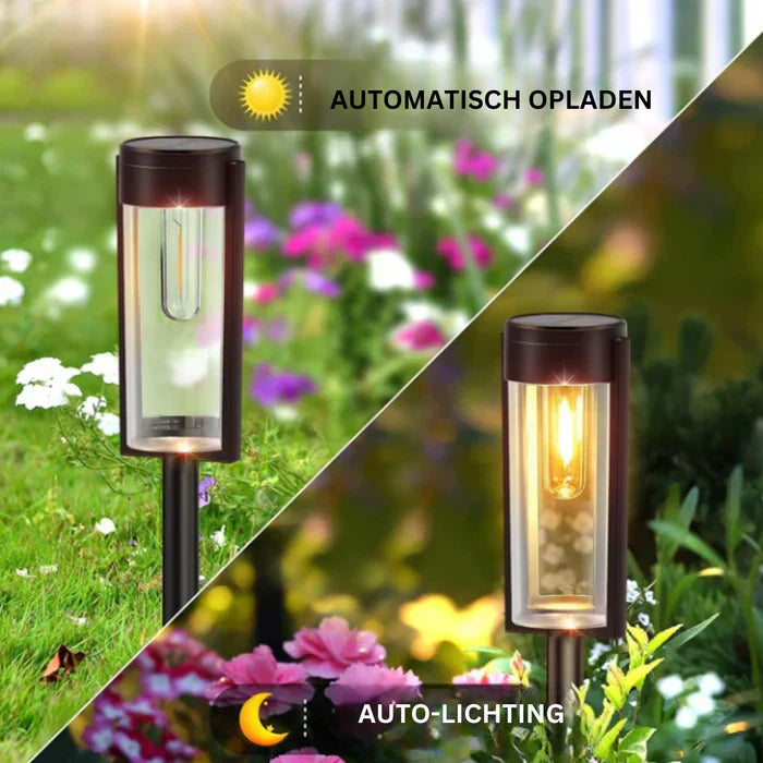 Contemporary Solar Garden Lights - LumiPath