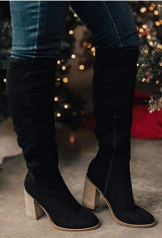 Women's High-Heeled Winter Boots