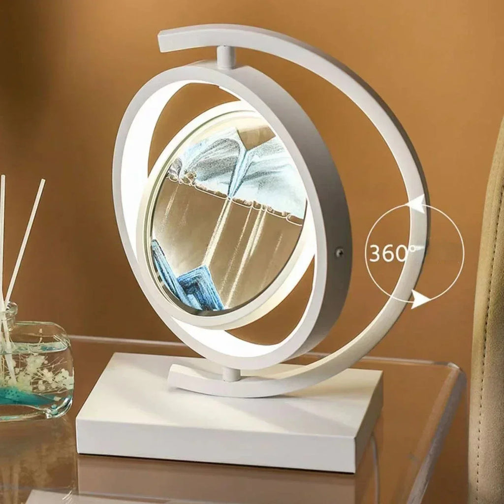 Chic Sand Timer with Soothing Ambient Light
