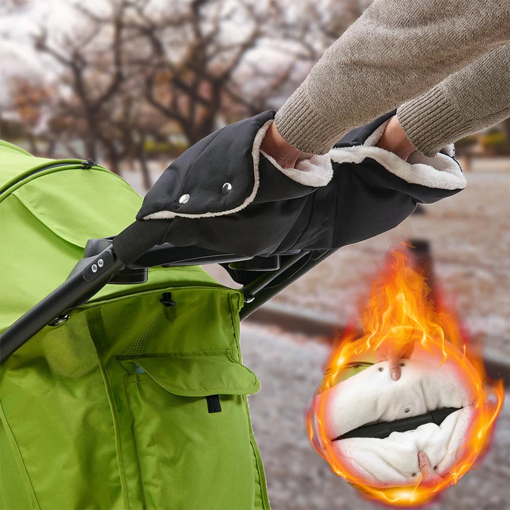 Cozy Winter Hand Muff for Parental Comfort - Thick and Warm Design