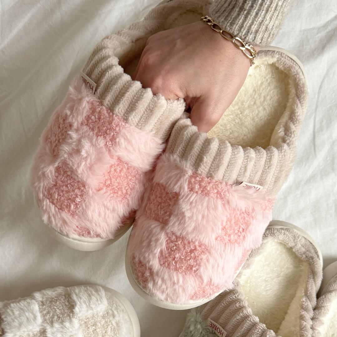 Cozy Cotton Winter Slippers - Thick and Soft Comfort