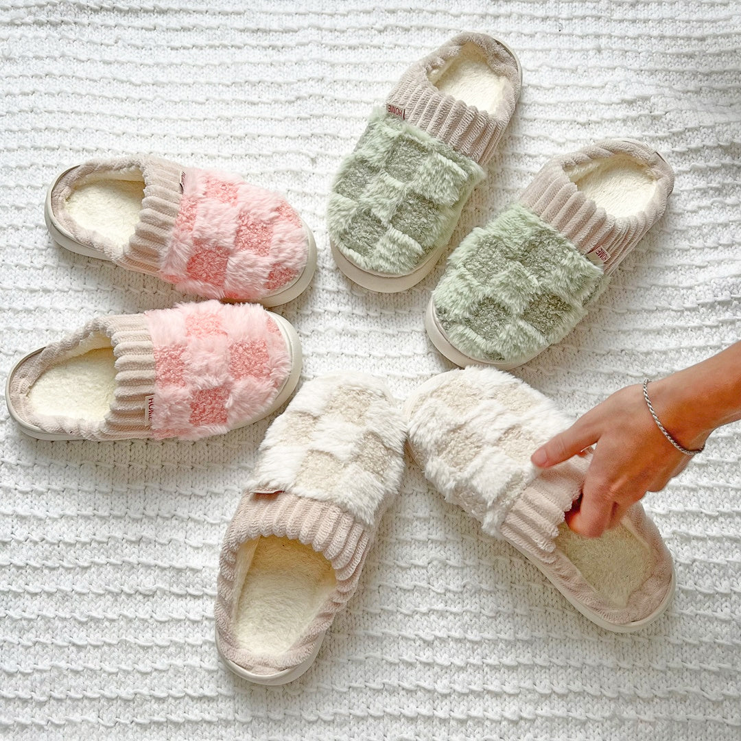 Cozy Cotton Winter Slippers - Thick and Soft Comfort