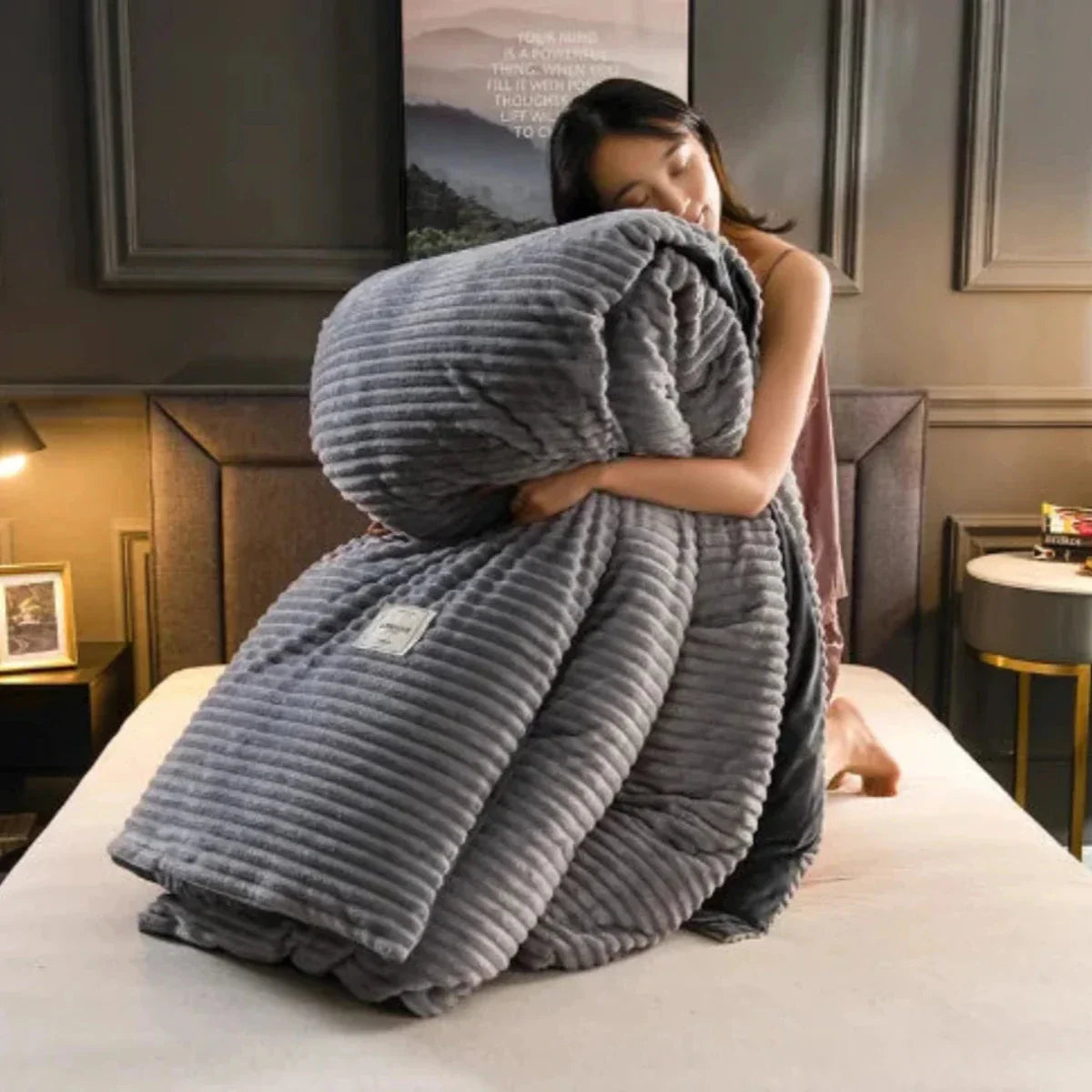 Cozy Two-Layer Thermal Duvet for Ultimate Sleep Comfort