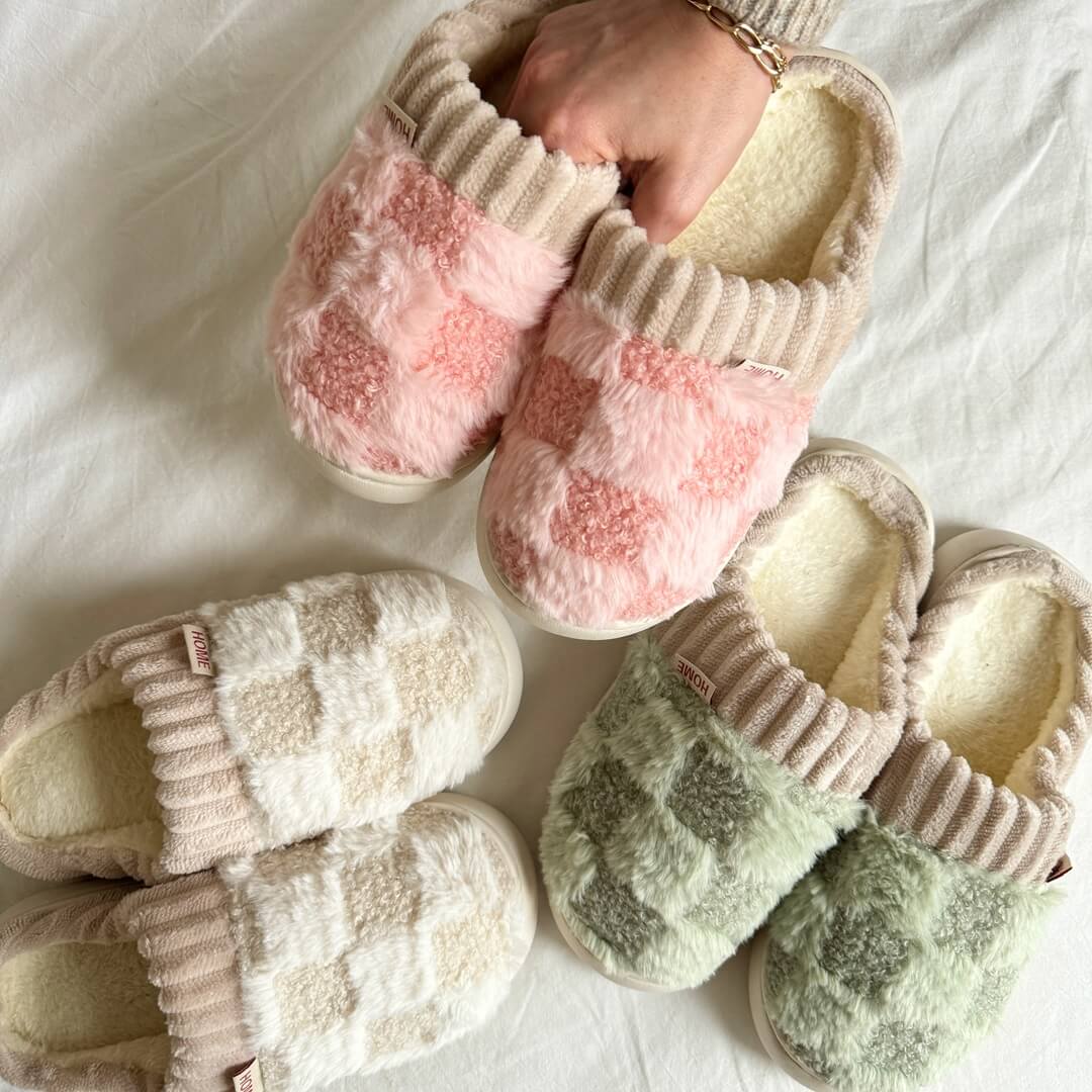 Cozy Cotton Winter Slippers - Thick and Soft Comfort