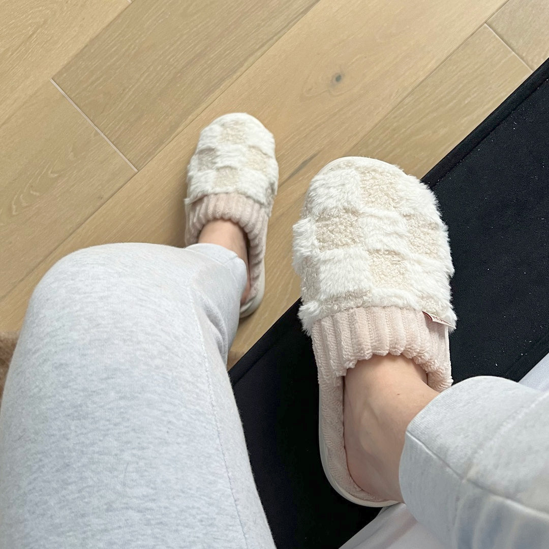 Cozy Cotton Winter Slippers - Thick and Soft Comfort