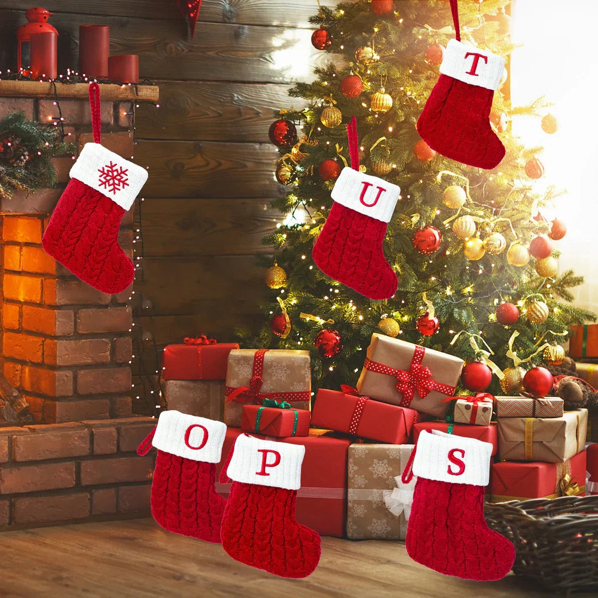 Customizable Christmas Sock Gift with Your Name
