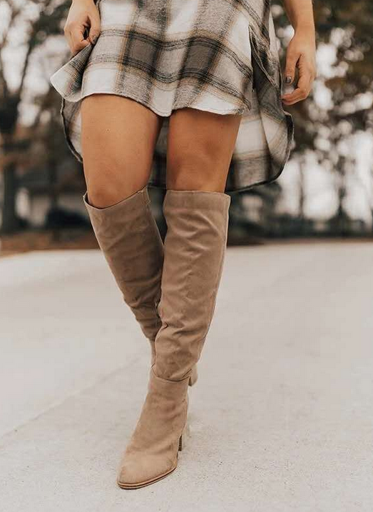 Women's High-Heeled Winter Boots