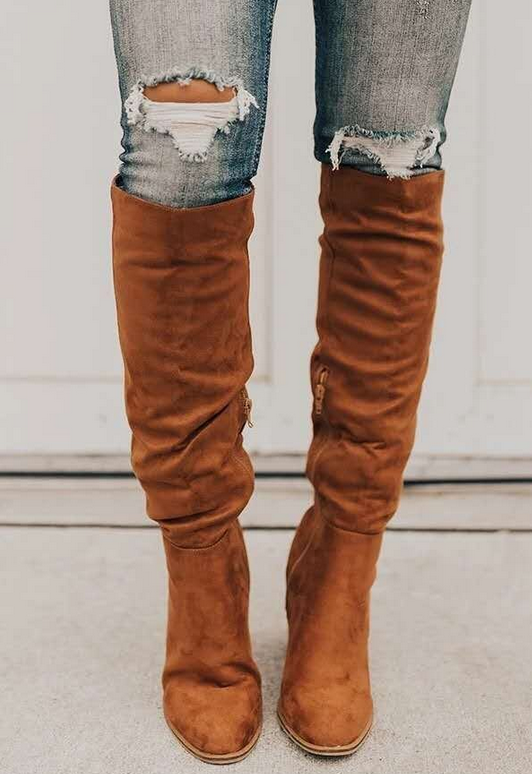 Women's High-Heeled Winter Boots