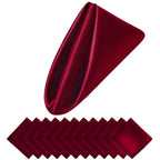 Luxury Satin Napkin Set of 12 for Elegant Table Decor