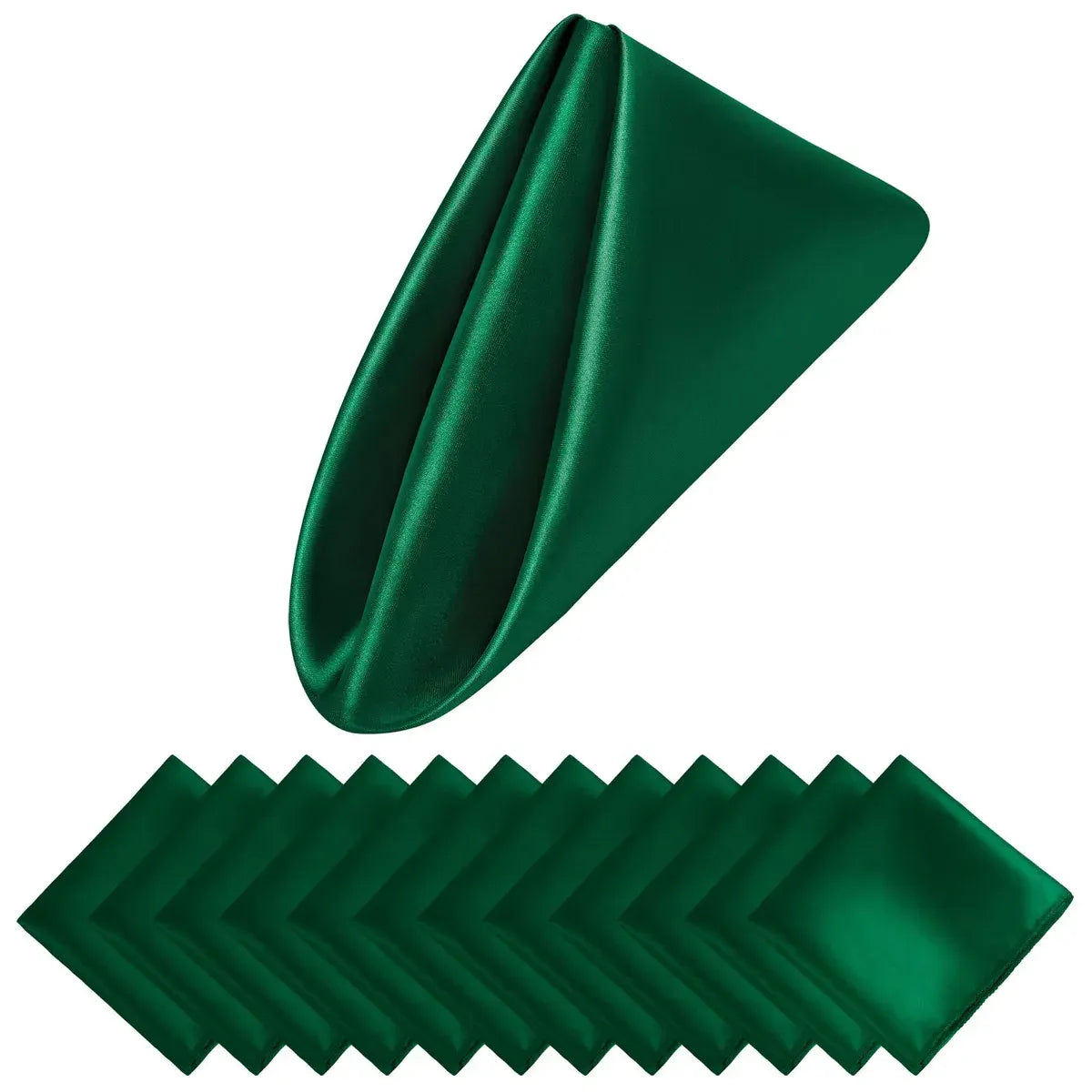 Luxury Satin Napkin Set of 12 for Elegant Table Decor