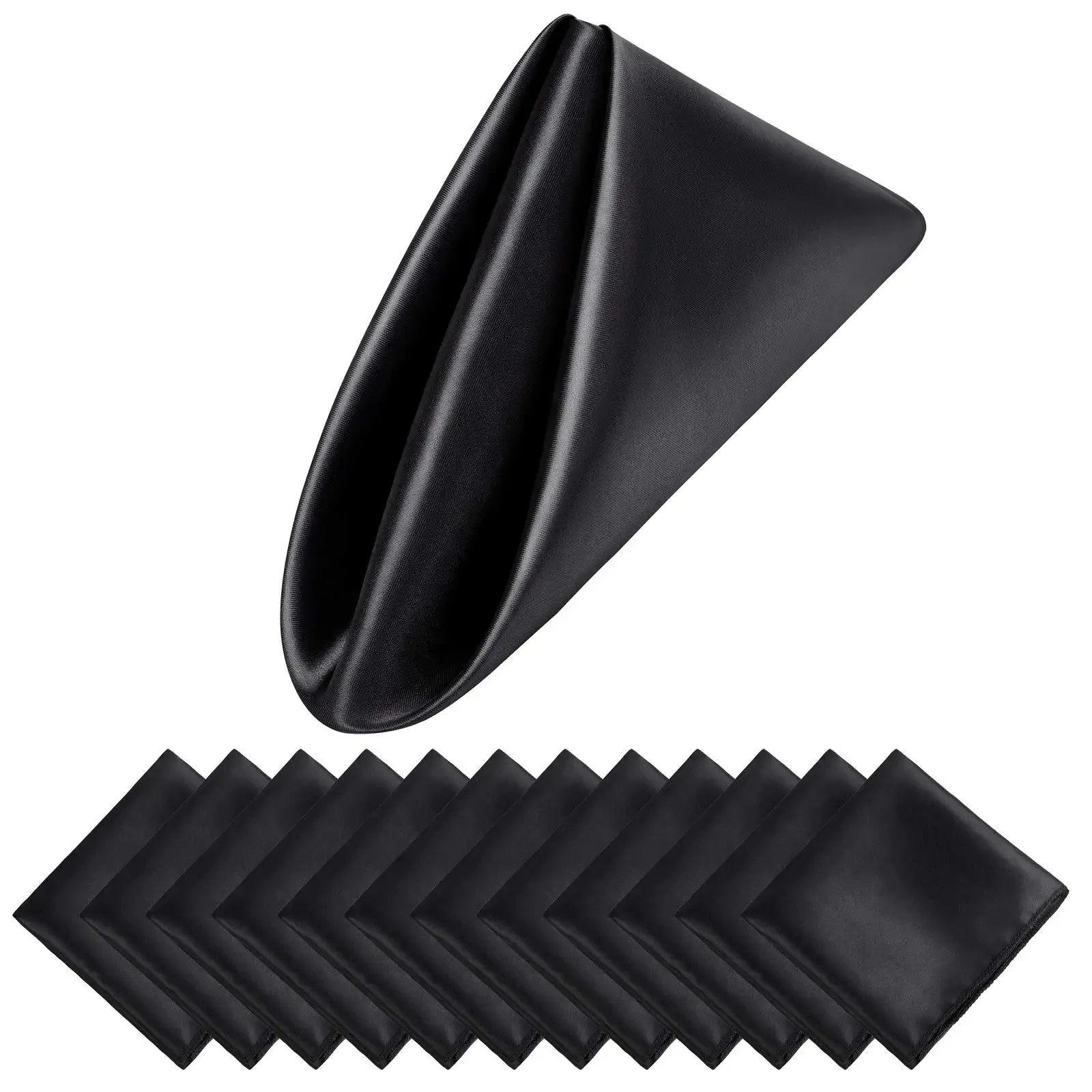 Luxury Satin Napkin Set of 12 for Elegant Table Decor