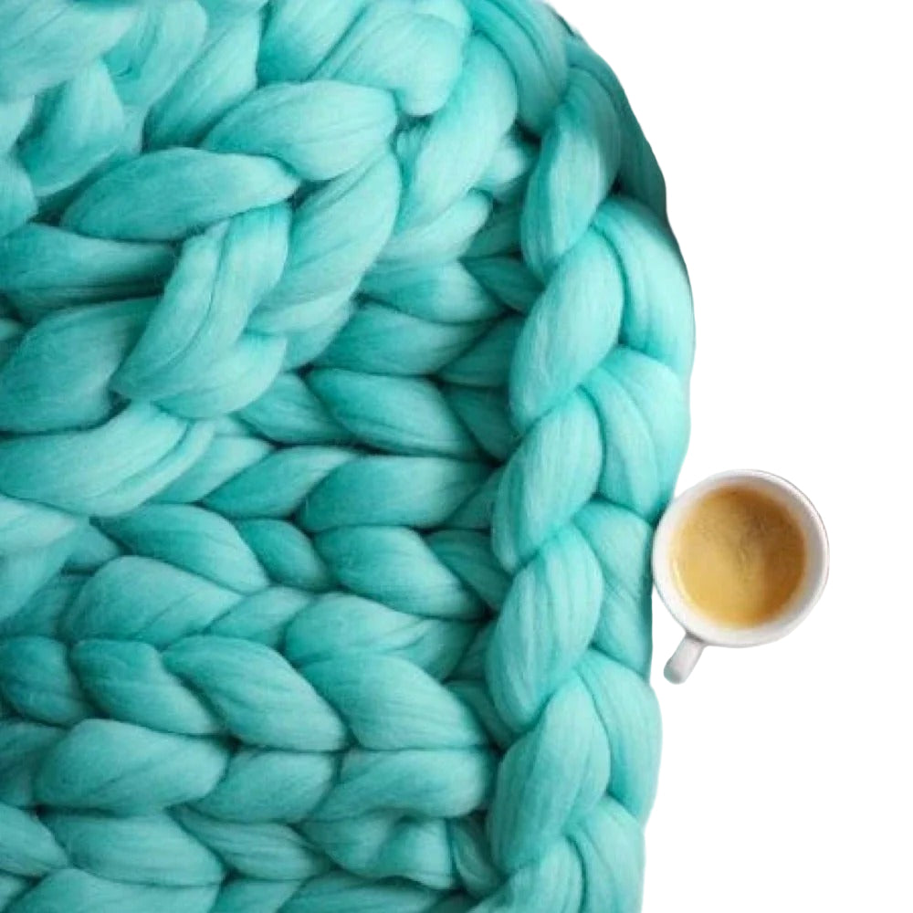 Thick Pattern Plush Yarn for Blankets and Duvets - Ideal for Crafters