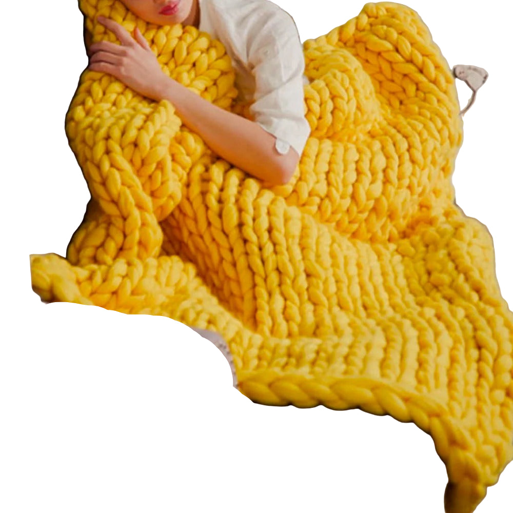 Thick Pattern Plush Yarn for Blankets and Duvets - Ideal for Crafters