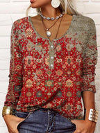 Inès | Stylish Women's Sweater with Aztec Design
