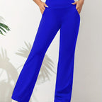 Flared Leg High-Waisted Women's Sports Leggings