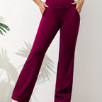 Flared Leg High-Waisted Women's Sports Leggings